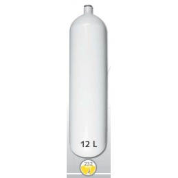 Stahlflasche 12 L Durchmesser 171 mm (lang) 230 Bar