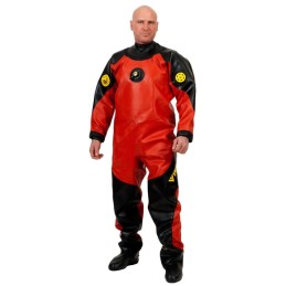 PRO dry suit with neoprene hood