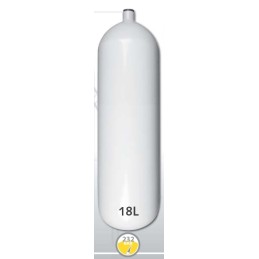 Stahlflasche 18 L Durchmesser 204 mm 230 Bar