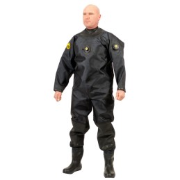 VTS NYLON dry suit - back zip with latex hood