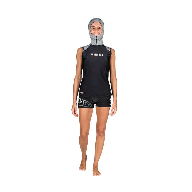 Ultra Skin - Sleeveless with Hood - She Dives