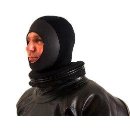 VTS POLYESTER dry suit - front zip, neoprene hood