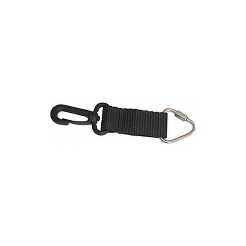 Plastic clip with metal lock, Sopras sub