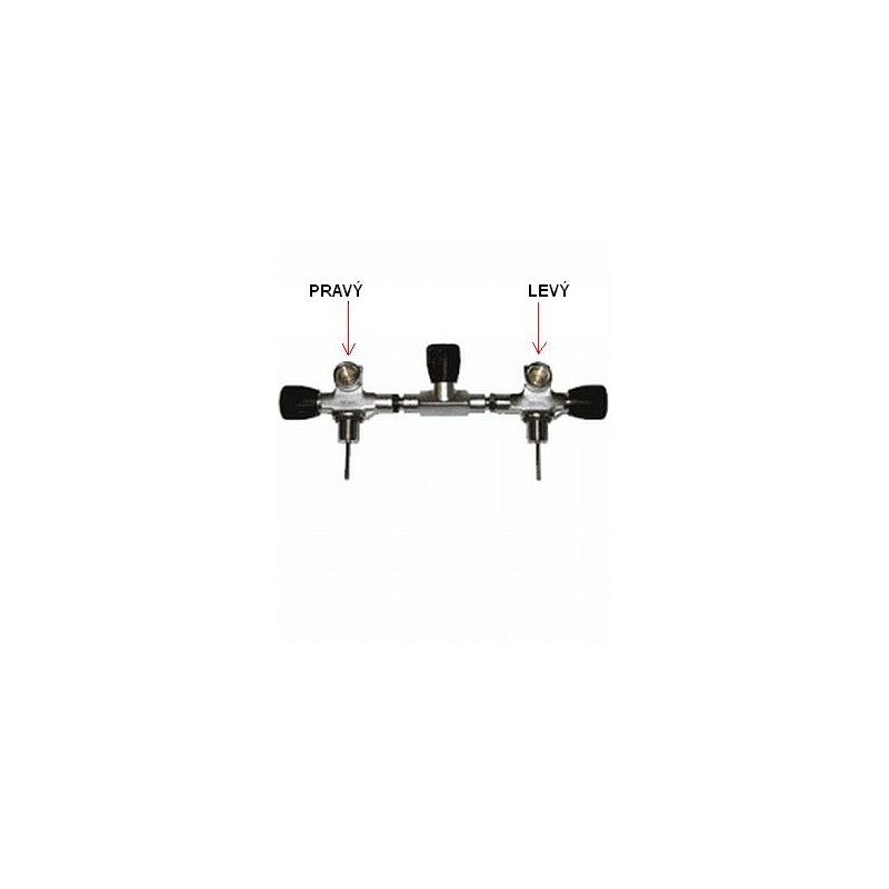 Ventilblock 232 Bar - komplett, Sauerstoff sauber