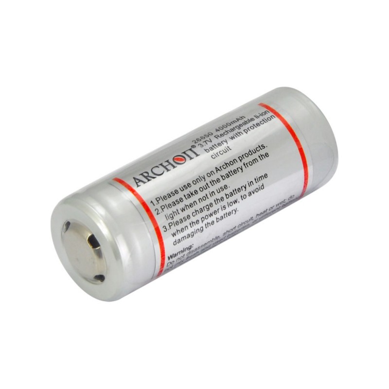 Batería Li-Ion 26650 3700 mAh