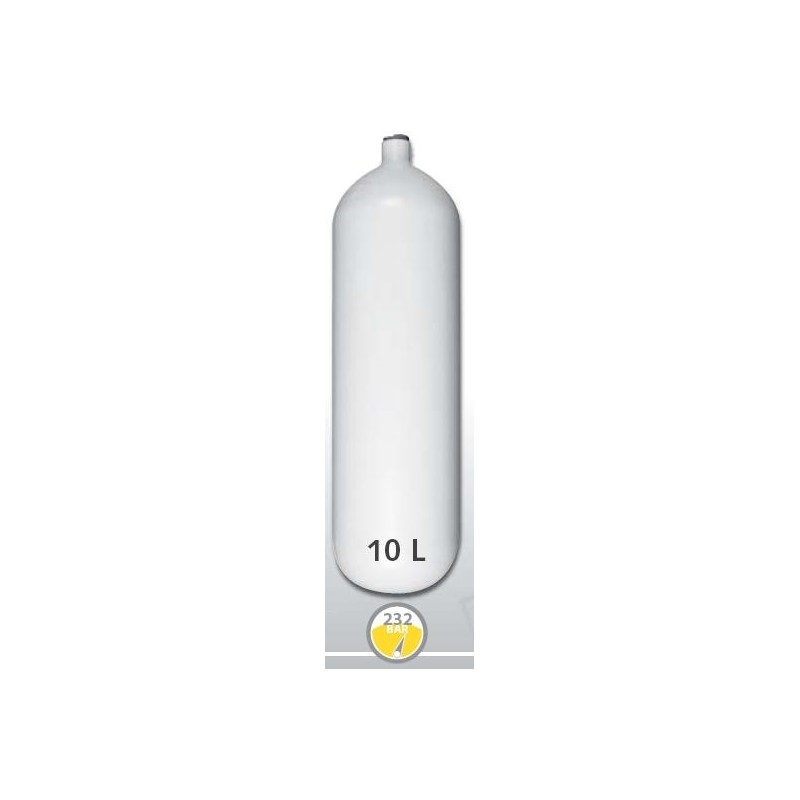 Bouteille en acier 10 L diametre 171 mm 230 Bar