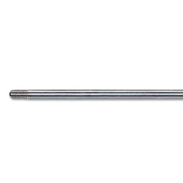 Flecha de acero inoxidable - diámetro 6,5 mm con rosca 6 mm