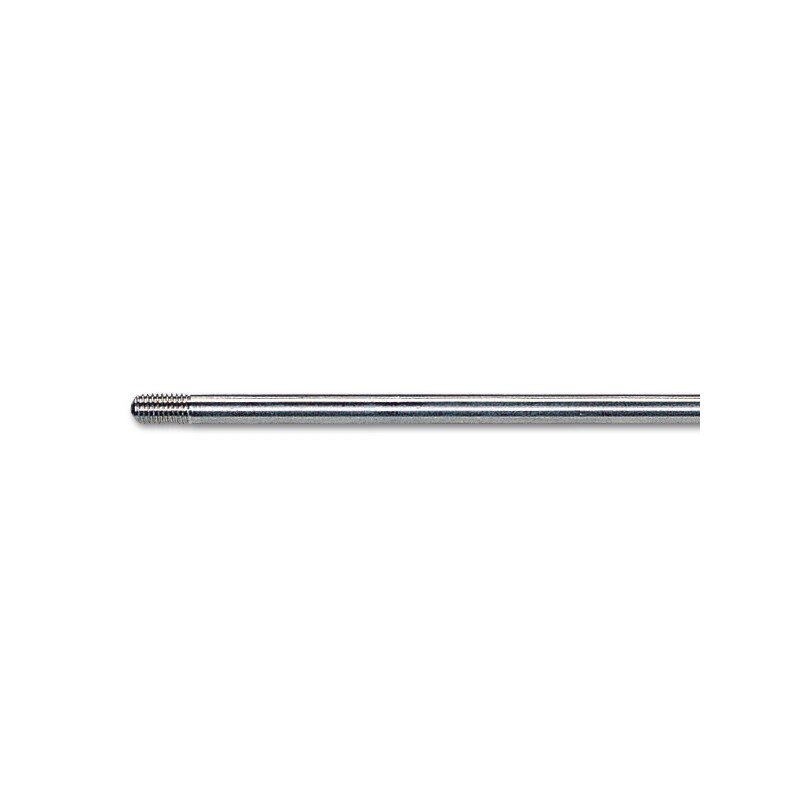 Flecha de acero inoxidable - diámetro 6,5 mm con rosca 6 mm