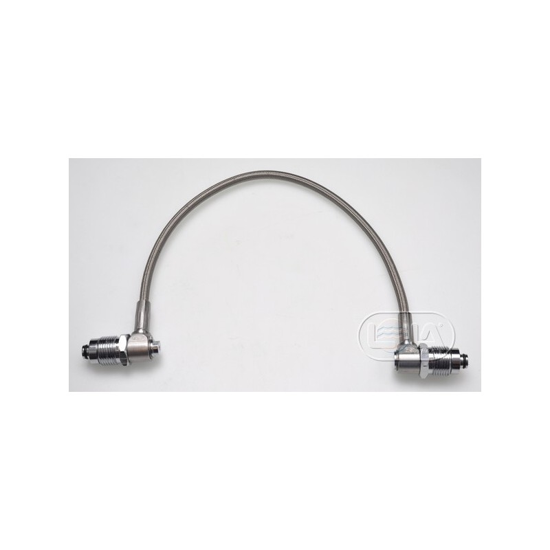 Stainle steel HP 300 bar hose /w elbow