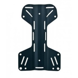 Backplate 3mm aluminium "H" - black