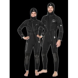 W 5 mm wetsuit - overcoat with hood, lady