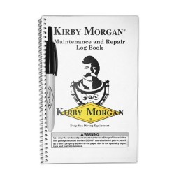 Kit, Libro de registro de mantenimiento y reparación y bolígrafo, 125-001, Kirby Morgan