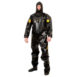 PRO dry suit with latex hood