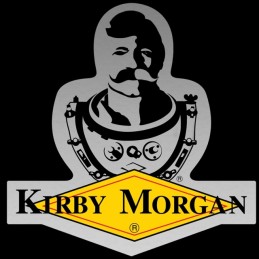 Kirby Morgan SL 27 Front View Circular Sticker