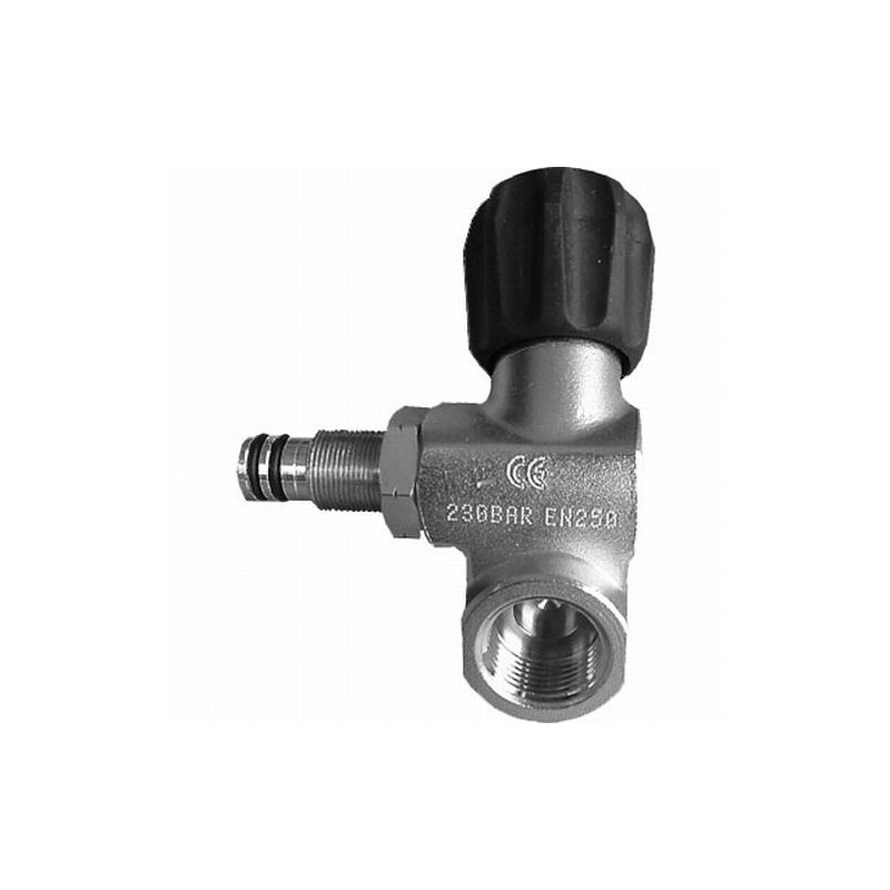 Valve extra output to monovalve 232 bar, O2 clean