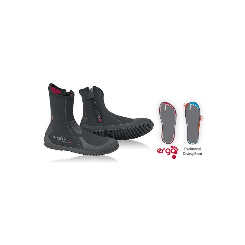 Aqualung Boty neoprenové SUPERZIP ERGO 6,5 mm Aqualung divers.cz Aqualung Boty neoprenové SUPERZIP ERGO 6,5 mm Aqualung divers.cz