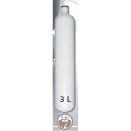 Eurocylinder Lahev ocelová 3 L průměr 100 mm 300 Bar divers.cz