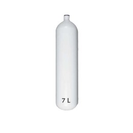fľaša oceľová 7 L priemer 140 mm 300 Bar