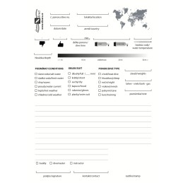 Cuaderno de bitácora - diario de buceo