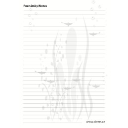 Cuaderno de bitácora - diario de buceo