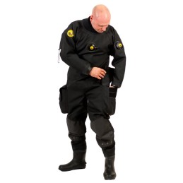 VTS CORDURA dry suit - back zip with latex hood