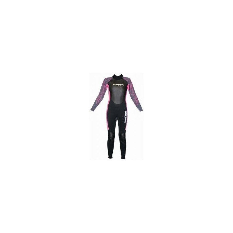 Women's wetsuit ISIDA 3 mm, Sopras sub
