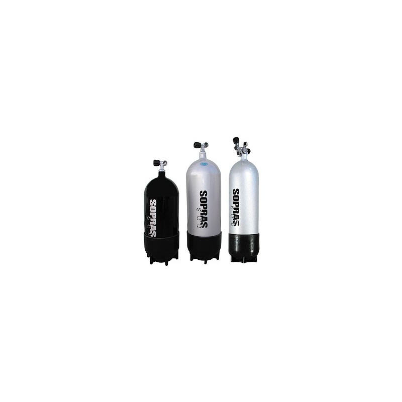 Scuba Tank 15 L 200 bar w. valve, Sopras sub Scuba Tank 15 L 200 bar w. valve, Sopras sub