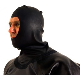 Oblek suchý VTS POLYESTER - predný zips s latexovou kuklou, Viking