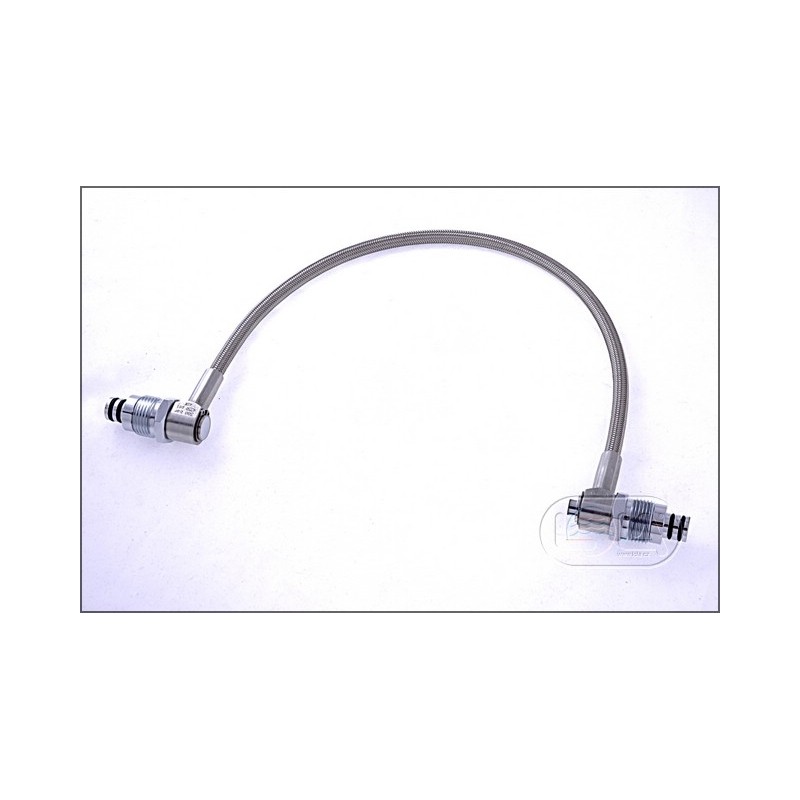 Stainless steel HP hose /w elbow