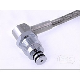 Stainless steel HP hose /w elbow