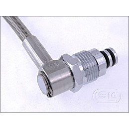 Stainless steel HP hose /w elbow
