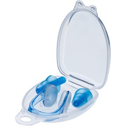 Nose clipper and earbud set