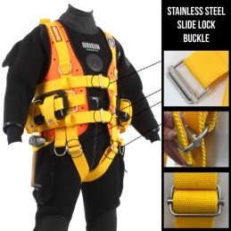R-VEST with backpack (slider buckles)