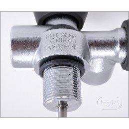 Valve speleo T-SVO 300 bar BD pour Nitrox