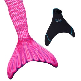 Costume de sirene MALIBU PINK avec nageoire