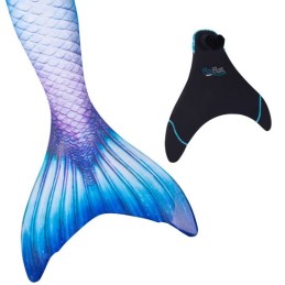 Costume de sirene BLEU LAGOON avec aileron