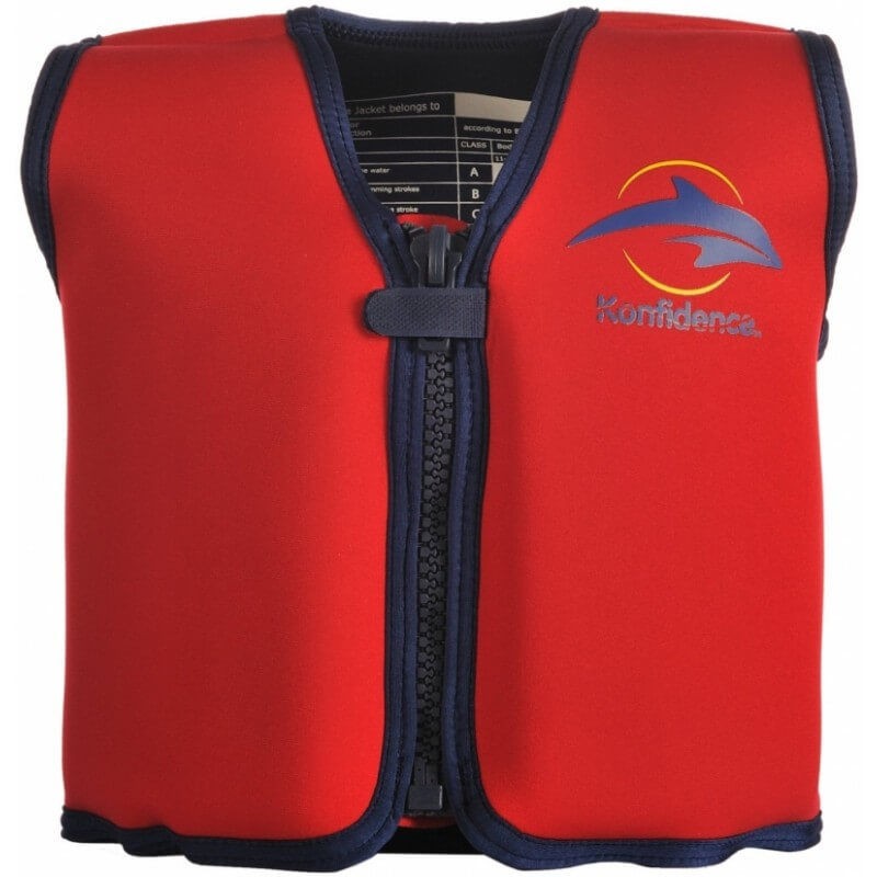 Swimming vest JACKET ORIGINAL red