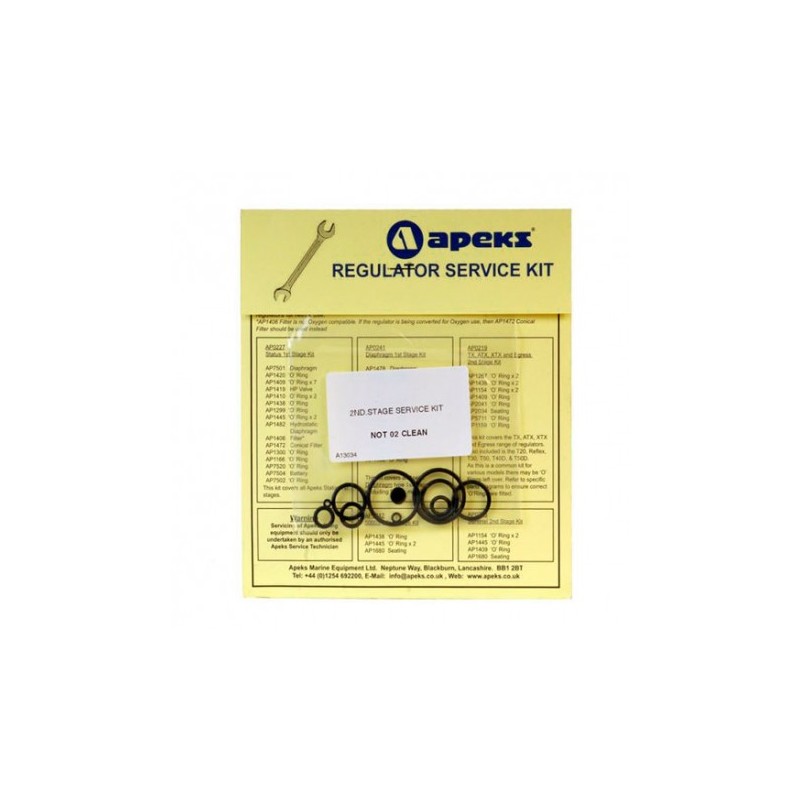 Set maintenance 2nd stage TX / ATX / XTX