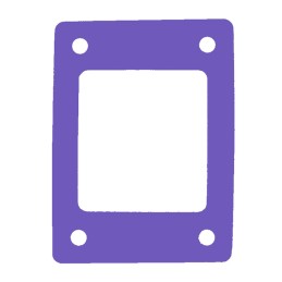 Schwimmponton mit einem Loch in der Mitte