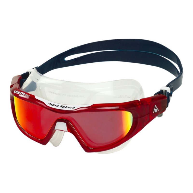 Vista Pro Red Titanium swimming goggles