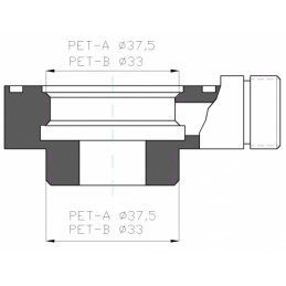 Heating Connector for drysuit button PET