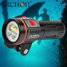 Archon Lampe 2600 Lumen, schaltbarer Leuchtwinkel VIDEO/SPOT