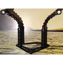 Lampy se základnou a rameny pro podvodní foto a video 2 x 10 W LED
