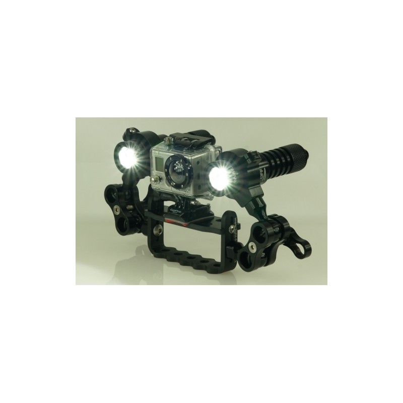 LIGHTFORME Lampa LED pro GOPRO HD 1800 Lumen SET divers.cz