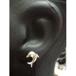 Earrings Dolphins - silver
