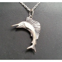 Colgante Pez Espada de plata