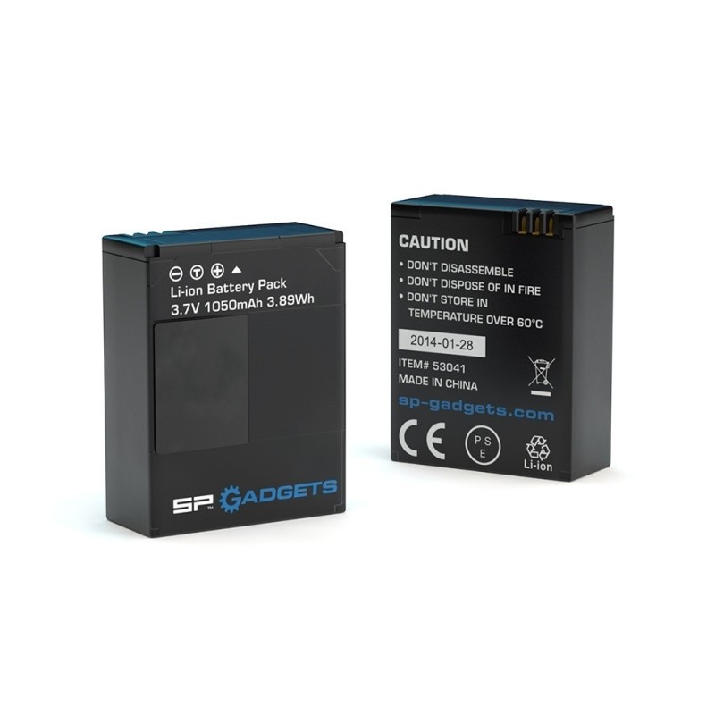 SP GADGETS Akumulátor 3,7 V pro SP GADGETS a HERO3 - SET 2 kusy divers.cz SP GADGETS Akumulátor 3,7 V pro SP GADGETS a HERO3 - SET 2 kusy divers.cz