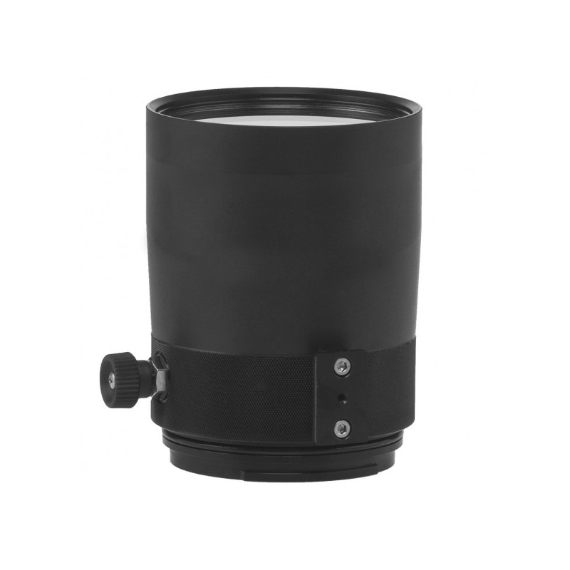 Flat port for Canon 70-200 mm zoom lenses on NIMAR D-SLR housing