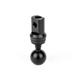 YS-Aluminium-Adapter mit Kugel 25 mm (1") Durchmesser
