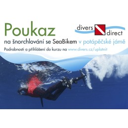 Poukaz dárkový na šnorchlování se SeaBikem|Potápěčské kurzy a poukazy|Divers Direct Praha